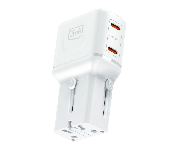 3mk incharge® Globe 45W™ 2C PD QC4+ PPS SCP AFC  US/EU/AUS/UK - 1511475 - zdjęcie 2